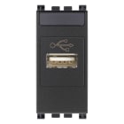 VIMAR - Presa USB Grigio Standard Morsetti Vite
