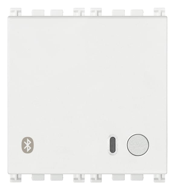 VIMAR - Interfaccia Bluetooth Bianco By-Me 2M per Domotica - Memorizzabili Fino a 8 Dispositivi Mobile - 2 Moduli