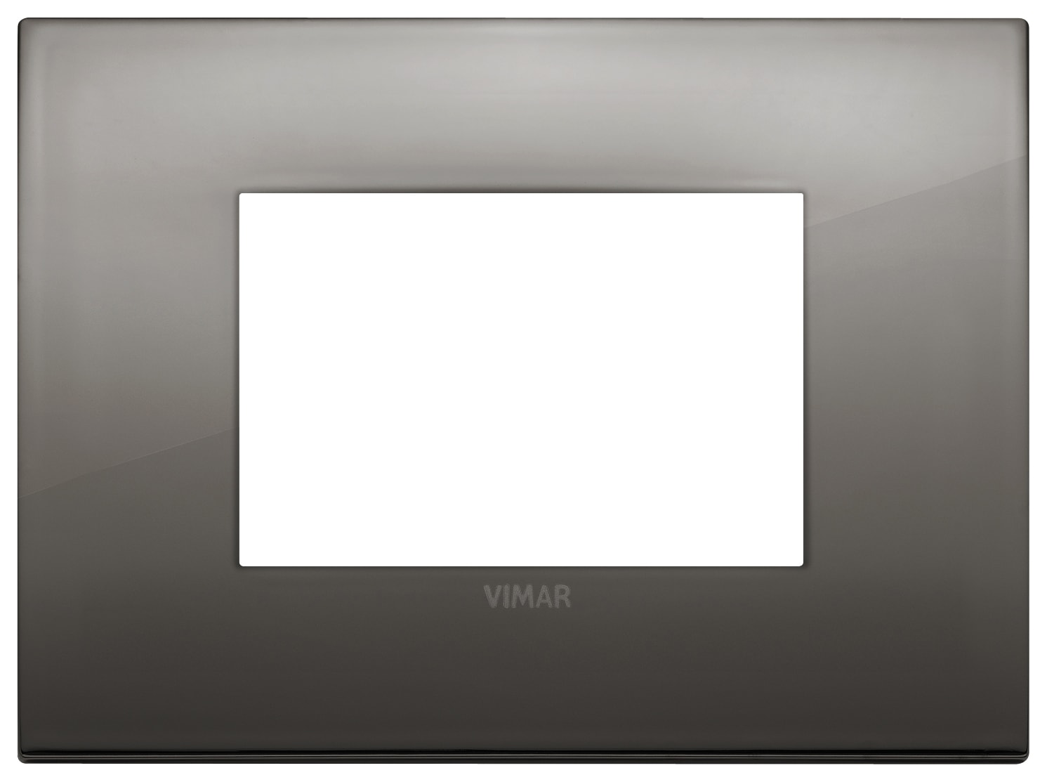 VIMAR - PLACCA CLASSIC 3M CROMO NERO