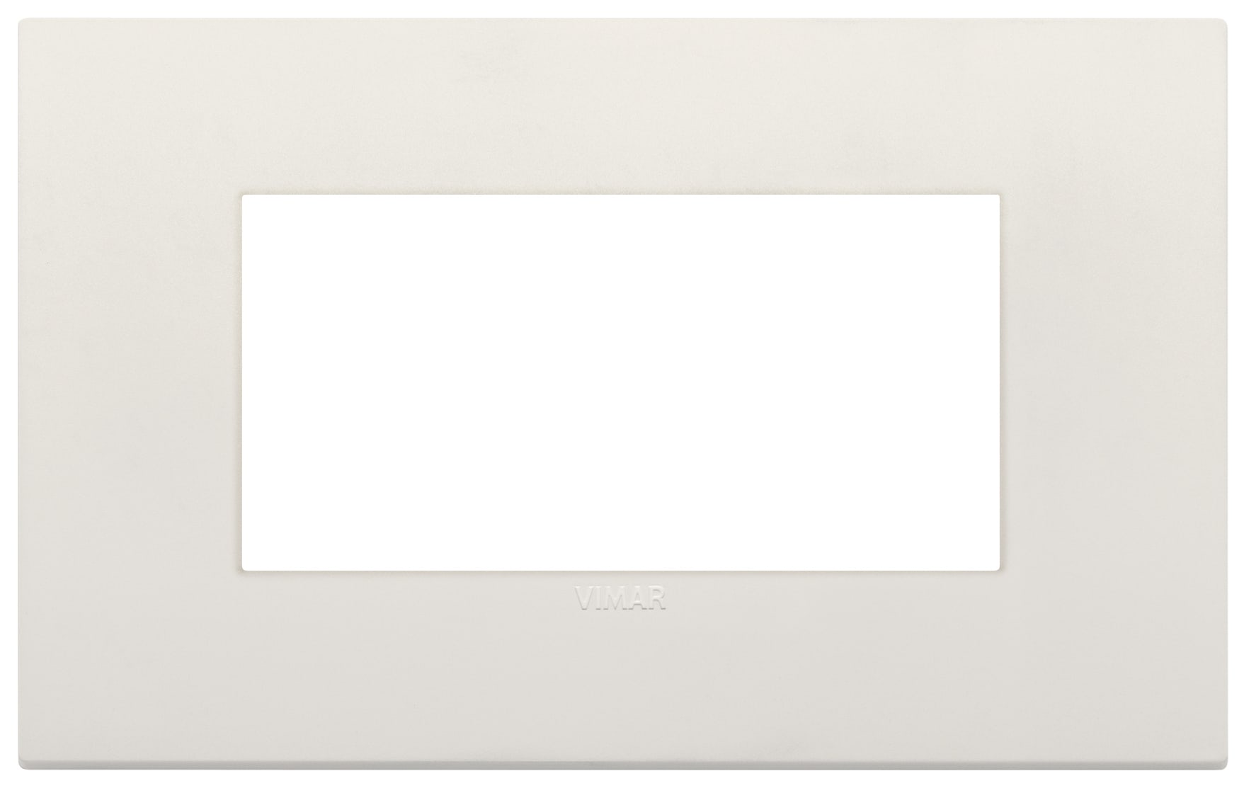VIMAR - Placca Classic 4 Moduli Tecnopolimero Avorio