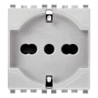 VIMAR - Presa Universale Next Sicury 2P+T 16A 250V Standard Italiano P40 - 2 Moduli