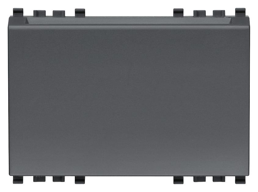 VIMAR - Interruttore Elettronico Verticale Grigio con Relè 16A 250V, Alimentazione 230V 50-60Hz, 24V 50-60Hz e 24Vdc, 3 Moduli