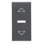 VIMAR - DUE MEZZI TASTI 1M SIMBOLI FRECCE GRIGIO