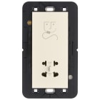 VIMAR - PRESA PER RASOIO VERTICALE 230V CANAPA