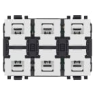 VIMAR - Comando KNX 6 Pulsanti LED RGB Intercambiabili 1 o 2 Moduli