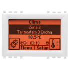 VIMAR - Centrale Touch Screen 3M Bianco - Controllo Domotica Monocromatico, Sensore Temperatura, Accessorio V51923, Connettore RJ45, Cavo V51921.