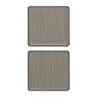 VIMAR - DUE TASTI FLAT NO SIMBOLI GUN METAL
