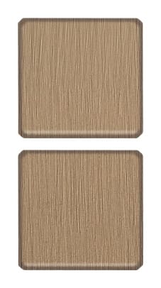 VIMAR - DUE TASTI FLAT NO SIMBOLI BRONZO