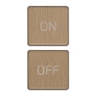VIMAR - DUE TASTI FLAT SIMBOLI ON/OFF BRONZO