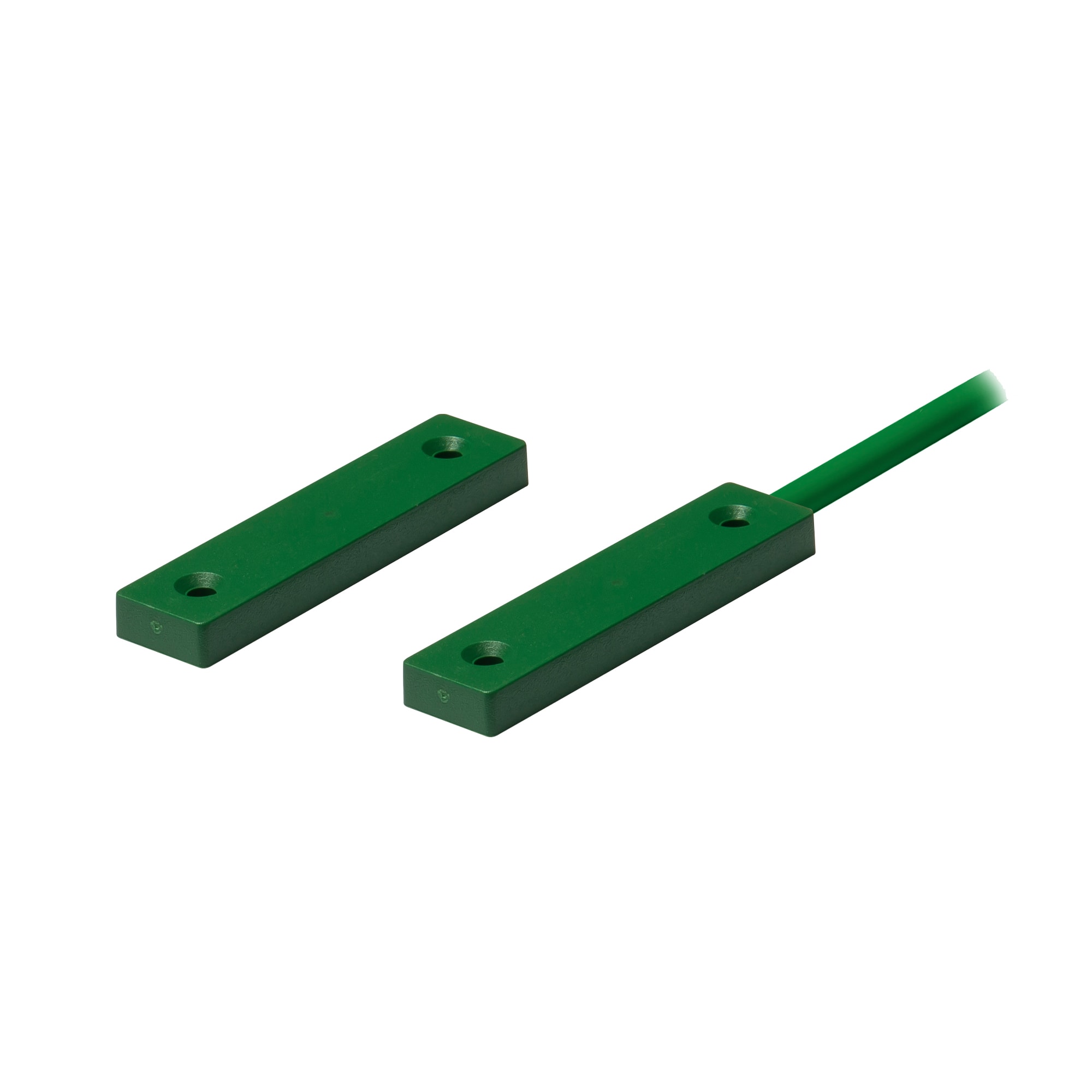 VIMO ELETTRONICA - Contatto   ABS verde ultrapiatto ad alta portata  doppio bil resistivo Cavo 1 m