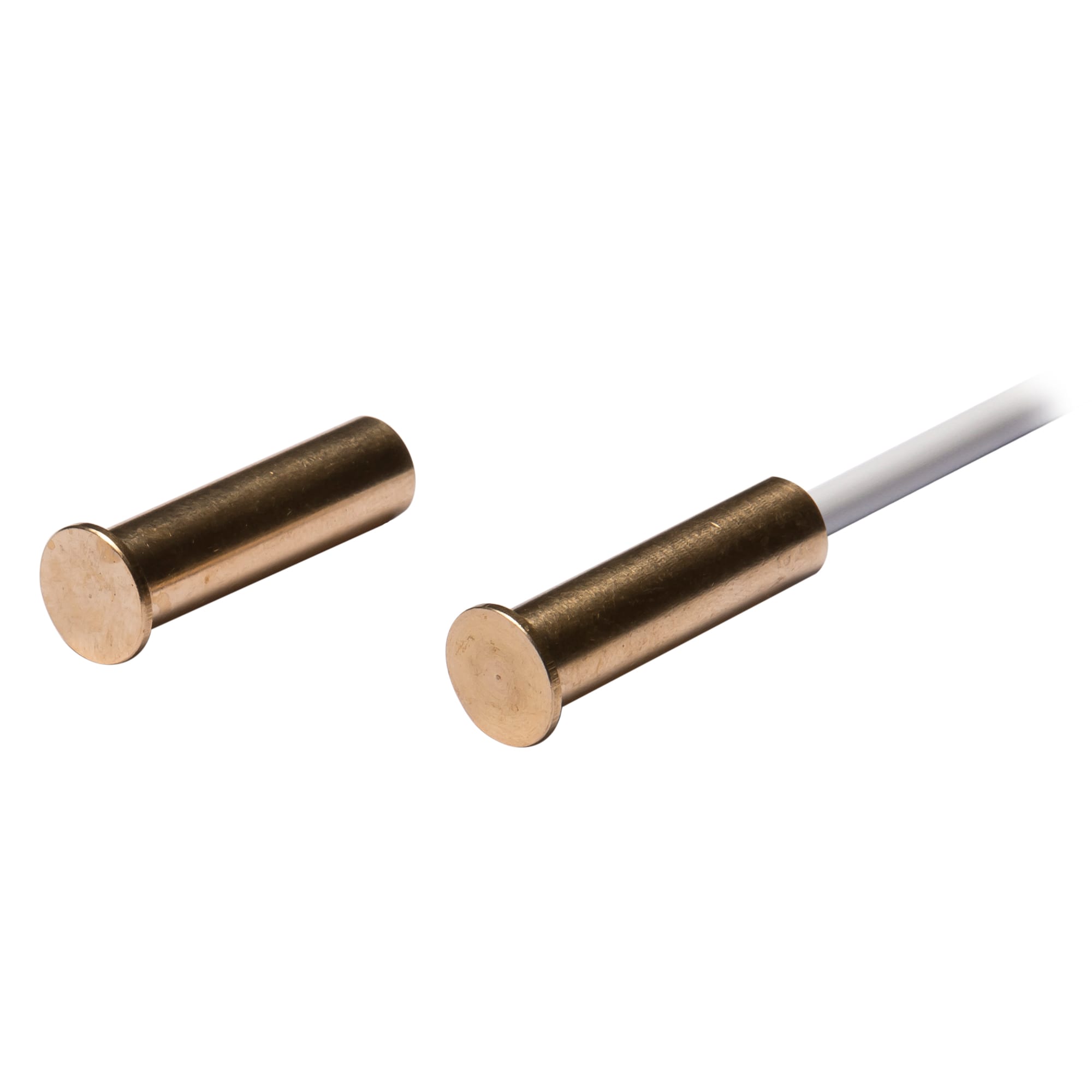 VIMO ELETTRONICA - Contatto incasso in ottone Ø7,5 superfici non ferrose Cert G2 Cl IV Cavo 4 p. 1m