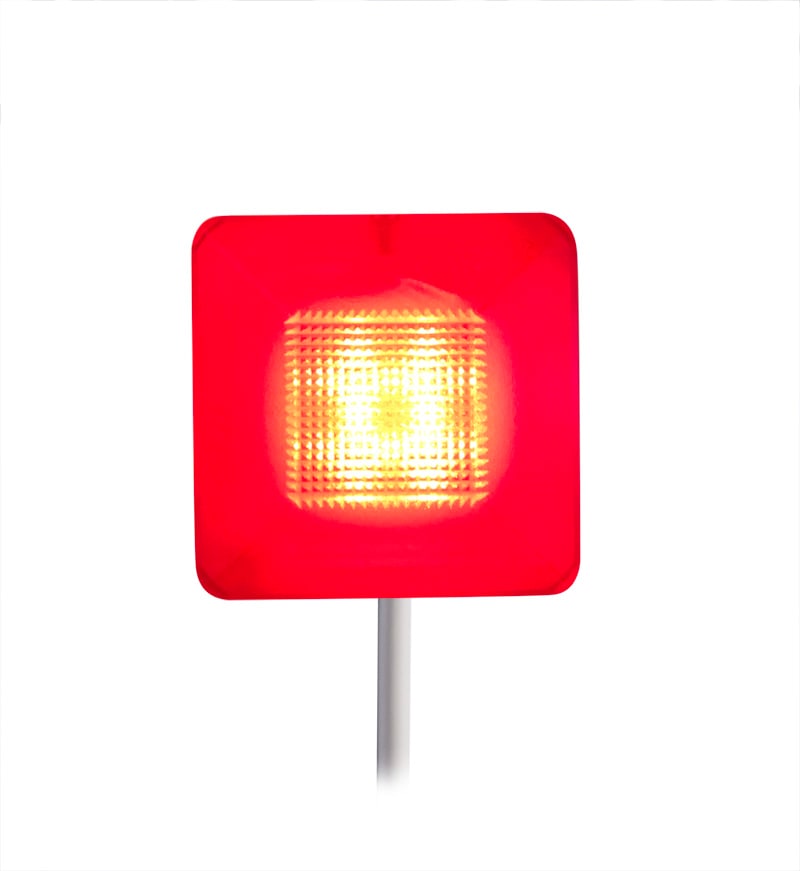 VIMO ELETTRONICA - Segnalatore power led 12/24V IP67 a luce fissa rosso