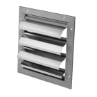 VORTICE - GGR-A 500X500 serranda in alluminio estruso con guarnizione per efficienza e riduzione rumore, dimensioni 500x500 mm, max 6 m/s, temp. max +80°C.