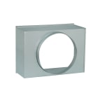 VORTICE - Plenum griglia bocchetta in acciaio zincato, dimensioni 300x100, diametro 100 mm.