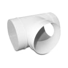 VORTICE - Raccordo a T 100 rotondo VKC302, giunzione a T in polistirene, sezione circolare, Ø 100.