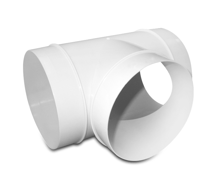 VORTICE - giunto a t d 150 vkc362 giunzione a t in polistirene sezione circolare ø 150