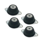 VORTICE - qbk savib 300 supporti antivibranti in gomma per ventilatori vort qbk he sal e vort qbk he comfort