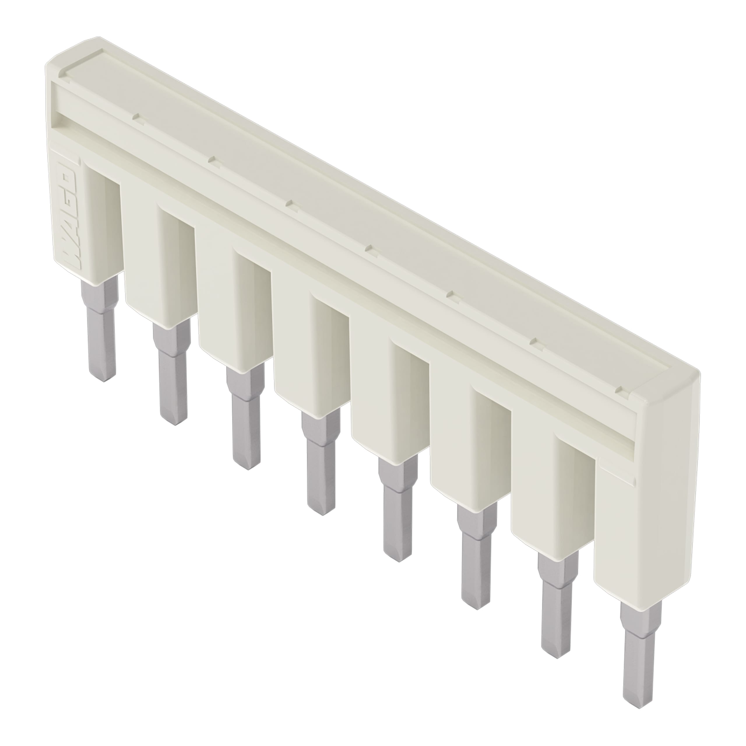 WAGO ELETTRONICA - Ponticello.8 poli.isolato.grigio chiaro