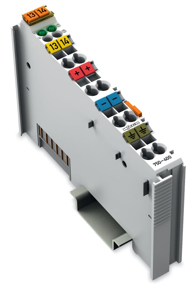 WAGO ELETTRONICA - Ingresso digitale a 2 canali.24 V DC.3 ms.grigio chiaro