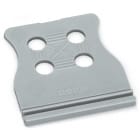 WAGO ELETTRONICA - Piastrina antistrappo.per connettori maschio e femmina.larghezza 12,5 mm.grigio