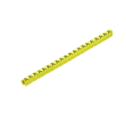 WEIDMULLER - Sistema di codifica cavi, giallo, Diametro esterno conduttore:2 - 3 mm, Lettere, maiuscole, PVC, flessibile, senza cadmio, -30...80 °C