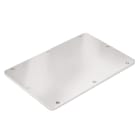 WEIDMULLER - Piastra a flangia, Klippon TB (Terminal Box), diritto, 117 x 421 x 6 mm, Piastre flangiate: sinistra, destra, acciaio inossidabile 1.4404 (316L), luci