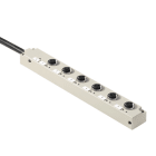WEIDMULLER - Ripartitore passivo sensore-attuatore (con cavo), Versione con cavo fisso, M12, 30 V, Codificato A, LED: Sì, LED sensore: Sì, Tipo di cablaggio: PNP