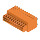WEIDMULLER - Connettore PCB (collegamento del conduttore), 160 V, 13.4 A, Passo in mm: 3.50, 1.5 mm², Numero di poli: 22, PUSH IN con tasto di attivazione, Box