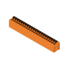 WEIDMULLER - Morsetto per circuito stampato, 320 V, 24 A, Passo in mm: 5.00, 2.5 mm², Numero di poli: 22, PUSH IN con tasto di attivazione, Collegamento a saldare