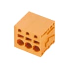WEIDMULLER - Morsetto per circuito stampato, 320 V, 24 A, Passo in mm: 5.00, 2.5 mm², Numero di poli: 15, PUSH IN, Collegamento a saldare THT, 90°, Box