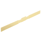 WEIDMULLER - Piastra di messa a terra (custodia), Klippon POK (custodia vuota in policarbonato), altro, 258 x 33.5 x 0.8 mm, Ottone, lucido, non trattato