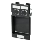 WEIDMULLER - Piastra inserto per custodie portacomponenti, integrata, Inserto piastra, Schermato, 1x potenza, 2x dati