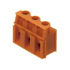 WEIDMULLER - Morsetto per circuito stampato, 500 V, 32 A, Passo in mm: 7.62, 6 mm², Numero di poli: 2, Collegamento a vite, Collegamento a saldare THT, 90°, Box