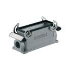 WEIDMULLER - Custodia connettori industriali, Custodia di base, Gancio trasversale in basso, Dimensioni di installazione: 8, IP65, in stato collegato