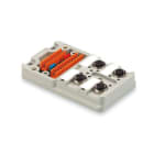WEIDMULLER - Ripartitore passivo sensore-attuatore (senza cavo), Parte inferiore del ripartitore a calotta, M12, 30 V, Codificato A, LED: Sì, LED sensore: Sì, Tipo