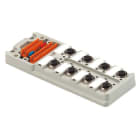 WEIDMULLER - Ripartitore passivo sensore-attuatore (senza cavo), Parte inferiore del ripartitore a calotta, M12, 30 V, Codificato A, LED: Sì, LED sensore: Sì, Tipo