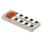 WEIDMULLER - Ripartitore passivo sensore-attuatore (senza cavo), Parte inferiore del ripartitore a calotta, IDC, M12, 30 V, Codificato A, LED: Sì, LED sensore: Sì,