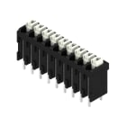 WEIDMULLER - Morsetto per circuito stampato, 160 V, 17.5 A, Passo in mm: 3.81, 1.5 mm², Numero di poli: 9, PUSH IN con attuatore, Collegamento a saldare THT/THR, 1