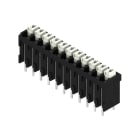 WEIDMULLER - Morsetto per circuito stampato, 160 V, 17.5 A, Passo in mm: 3.81, 1.5 mm², Numero di poli: 11, PUSH IN con attuatore, Collegamento a saldare THT/THR,