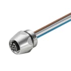 WEIDMULLER - Connettore circolare, integrato (con cavo), M12, Numero di poli: 4, 0.5 m, Pressacavo: PG 9, 0.34 mm², PVC