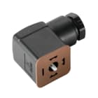 WEIDMULLER - Connettore ad innesto per valvole (confezionato sul campo), Numero di poli: 3, Forma A (18 mm), senza cablaggio, 250 V, 0.34...1.5 mm²