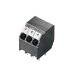 WEIDMULLER - Morsetto per circuito stampato, 160 V, 17.5 A, Passo in mm: 3.50, 1.5 mm², Numero di poli: 6, PUSH IN con attuatore, Collegamento a saldare THT/THR, 1