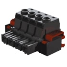 WEIDMULLER - Connettore PCB (collegamento del conduttore), 1000 V, 78.3 A, Passo in mm: 10.16, 16 mm², Numero di poli: 8, Collegamento a vite, Box