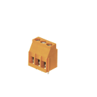 WEIDMULLER - Morsetto per circuito stampato, 320 V, 32.5 A, Passo in mm: 5.08, 6 mm², Numero di poli: 2, Collegamento a vite, Collegamento a saldare THT, 90°, Box