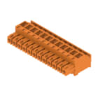 WEIDMULLER - Connettore PCB (collegamento del conduttore), 160 V, 17.5 A, Passo in mm: 3.81, 1.5 mm², Numero di poli: 12, Collegamento a vite, Box