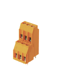 WEIDMULLER - Morsetto per circuito stampato, 320 V, 32.5 A, Passo in mm: 5.08, 6 mm², Numero di poli: 28, Collegamento a vite, Collegamento a saldare THT, 90°, Box
