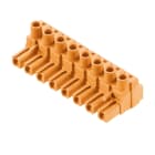 WEIDMULLER - Connettore PCB (collegamento del conduttore), 500 V, 29 A, Passo in mm: 7.62, 4 mm², Numero di poli: 4, Collegamento a vite, Box