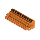 WEIDMULLER - Connettore PCB (collegamento del conduttore), 320 V, 24 A, Passo in mm: 5.00, 3.31 mm², Numero di poli: 12, PUSH IN con attuatore, Box
