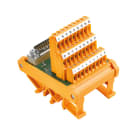 WEIDMULLER - Modulo d'interfaccia con morsetto, connettore, Connettori D-sub, a norma IEC 60807 / DIN 41652, Connettore maschio 15 poli, LL3R 5.08 mm, Collegamento