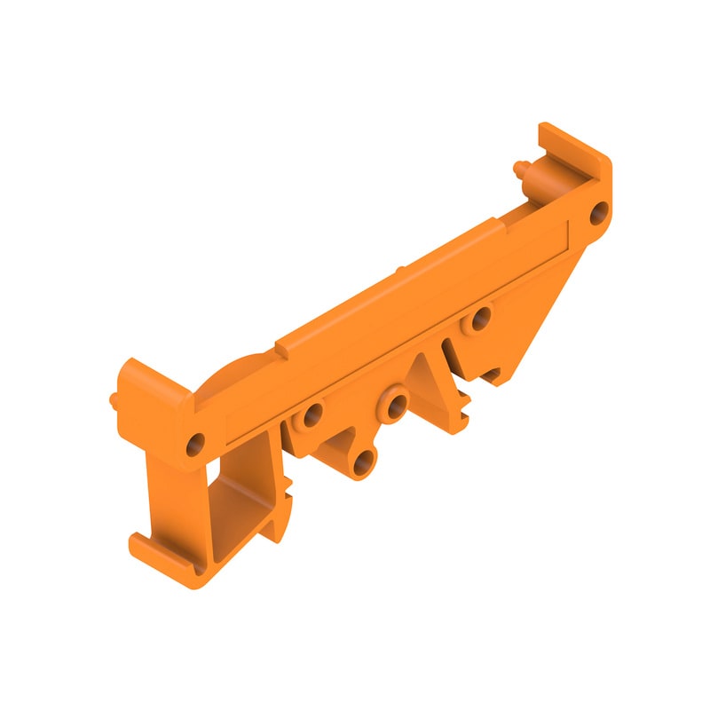 WEIDMULLER - Elemento laterale (custodia profilo modulare), Larghezza: 13.7 , IP00, PA 66, arancione